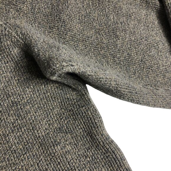 Vintage Abercrombie Fitch Sweater Mens M Gray Marled Knit Pullover V-Neck Y2K - Picture 5 of 16